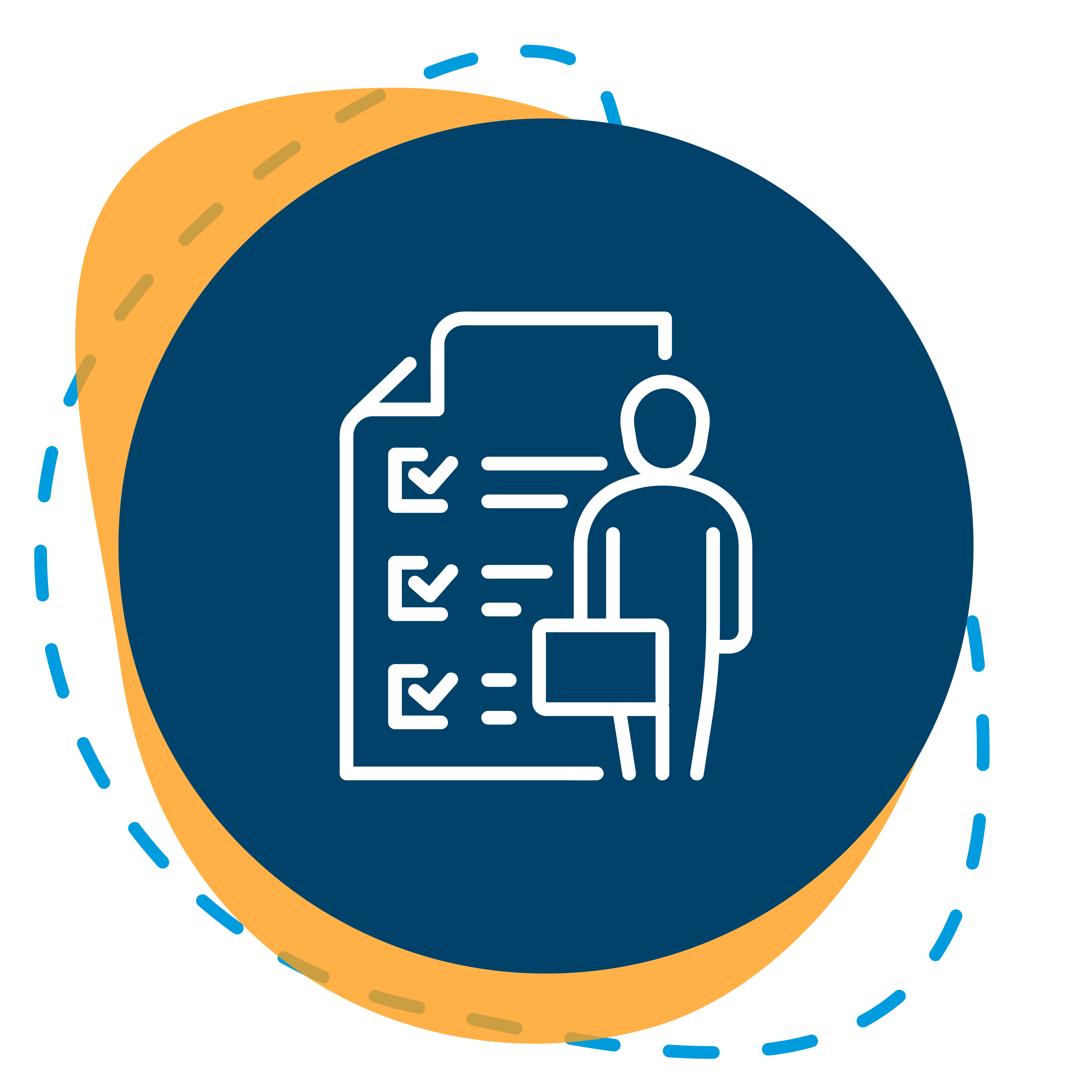 COMPLIANCE ICON: Paper with checkboxes checked.